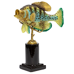 Статуэтка из фарфора в форме рыбы SEA Porcelain and Bronze варинант исполнения - 2 | Loft Concept в Ростове-на-Дону