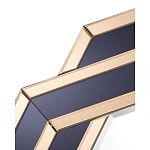 Зеркало восьмиугольное в черно-золотистой раме Pairing варинант исполнения - 2 | Loft Concept в Ростове-на-Дону