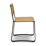 Дизайнерский стул с каркасом из металла с плетеными сиденьем и спинкой GREEN POINT Chair варинант исполнения - 5 | Loft Concept в Ростове-на-Дону