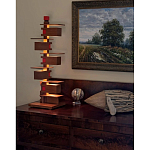 Торшер с каркасом из множества полок Links варинант исполнения - 5 | Loft Concept в Ростове-на-Дону