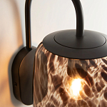 Бра с плафоном из янтарного стекла Amber Olmos Wall Lamp варинант исполнения - 4 | Loft Concept в Ростове-на-Дону