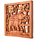 Панно из дерева слов и цветы Panel With Animals варинант исполнения - 2 | Loft Concept в Ростове-на-Дону