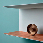 Дизайнерская подвесная полка Gio Ponti D.355.1 - D.355.2 Hanging Bookcase варинант исполнения - 2 | Loft Concept в Ростове-на-Дону