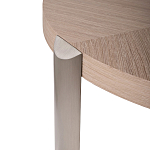 Столик журнальный с низкой круглой столешницей Wood Grain варинант исполнения - 4 | Loft Concept в Ростове-на-Дону