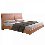 Кровать двуспальная коричневая из экокожи Modern Look варинант исполнения - 1 | Loft Concept в Ростове-на-Дону