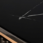 Комод черный округлой формы с рельефным фасадом Black Cut варинант исполнения - 6 | Loft Concept в Ростове-на-Дону