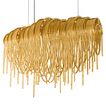 Люстра подвесная с металлическими цепочками и изогнутыми металлическими дугами 72 см Atlantis Chain варинант исполнения - 18 | Loft Concept в Ростове-на-Дону