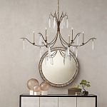 Люстра с прозрачными каплевидными подвесками Elegant Thin Chandelier варинант исполнения - 2 | Loft Concept в Ростове-на-Дону