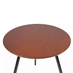 Кофейный столик с круглой столешницей на 3-х черных ножках Laconic Stylish Design варинант исполнения - 1 | Loft Concept в Ростове-на-Дону