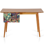 Письменный стол с принтом на ящиках Elise Desk варинант исполнения - 9 | Loft Concept в Ростове-на-Дону