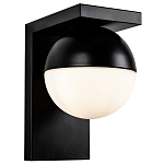 Бра с плафоном в виде шара Ponzio Flos Black Sphere Wall Lamp варинант исполнения - 1 | Loft Concept в Ростове-на-Дону