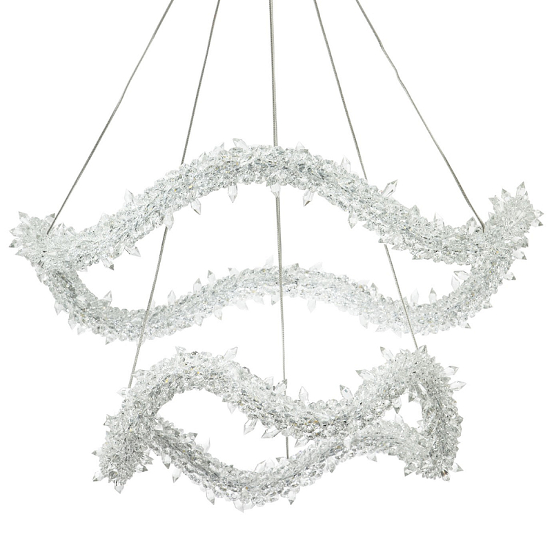       Gilbertine Crystal Wavy Ring Chandelier    -- | Loft Concept 