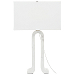 Настольная лампа на арочном корпусе с прямоугольным абажуром One Piece Support варинант исполнения - 4 | Loft Concept в Ростове-на-Дону