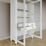 Дизайнерский шкаф витрина Elsa Dreams White с 4-мя ящиками варинант исполнения - 7 | Loft Concept в Ростове-на-Дону