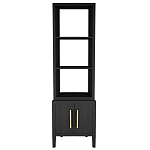 Этажерка Primo с тумбой шпон Черный дуб варинант исполнения - 1 | Loft Concept в Ростове-на-Дону