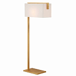 Торшер с прямоугольным абажуром на золотом металлическом каркасе Rectangular Plane  варинант исполнения - 1 | Loft Concept в Ростове-на-Дону