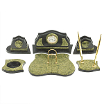 Настольный письменный набор из змеевика из 7-ми элементов Successful Leader варинант исполнения - 1 | Loft Concept в Ростове-на-Дону