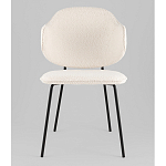 Стул Bellamy букле молочный варинант исполнения - 4 | Loft Concept в Ростове-на-Дону