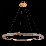 Люстра в форме кольца с золотым декором Warm Heavenly Light варинант исполнения - 8 | Loft Concept в Ростове-на-Дону