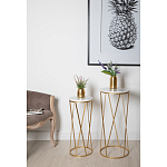 Столик дизайнерский Beige marble варинант исполнения - 2 | Loft Concept в Ростове-на-Дону