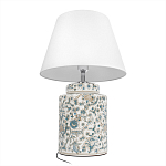 Настольная лампа цилиндрическая с цветочной росписью Lamp Flower Painting варинант исполнения - 4 | Loft Concept в Ростове-на-Дону
