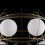 Люстра подвесная круглая с белыми плафонами Martin варинант исполнения - 5 | Loft Concept в Ростове-на-Дону