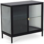 Сервант двухдверный с рифленым стеклом The Keeper варинант исполнения - 1 | Loft Concept в Ростове-на-Дону