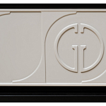 Тумбочка прикроватная с ящиком черно-серого цвета Noble Nightstand варинант исполнения - 4 | Loft Concept в Ростове-на-Дону