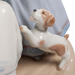 Статуэтка фарфоровая Девочки с собачками Charming Statuette варинант исполнения - 2 | Loft Concept в Ростове-на-Дону