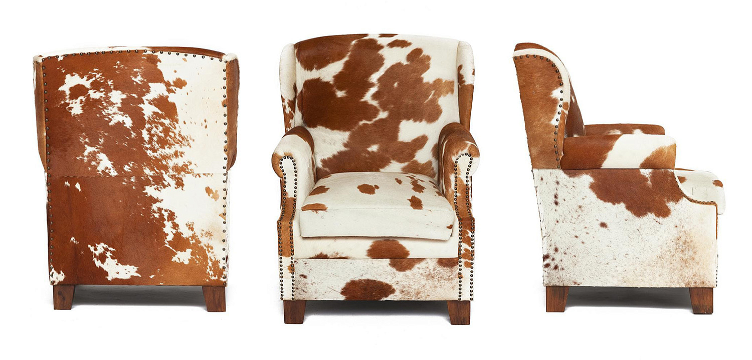Кресло Cowhide Armchair - Loft-Concept в Ростове-на-Дону