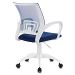 Офисное кресло с основанием из белого пластика Desk chairs Blue варинант исполнения - 2 | Loft Concept в Ростове-на-Дону