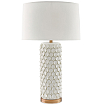 Настольная лампа покрытая лепестками белых цветов Fancy Calla Lily варинант исполнения - 2 | Loft Concept в Ростове-на-Дону