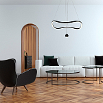 Подвесной светильник волнообразной формы LED 35W 3000K Infinity варинант исполнения - 3 | Loft Concept в Ростове-на-Дону