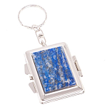 Зеркало брелок складное двухстороннее из натурального камня Лазурит Stone Mirrors варинант исполнения - 1 | Loft Concept в Ростове-на-Дону