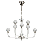 Люстра с 8-ю лампами и гранеными стеклянными плафонами Prism Gala варинант исполнения - 2 | Loft Concept в Ростове-на-Дону
