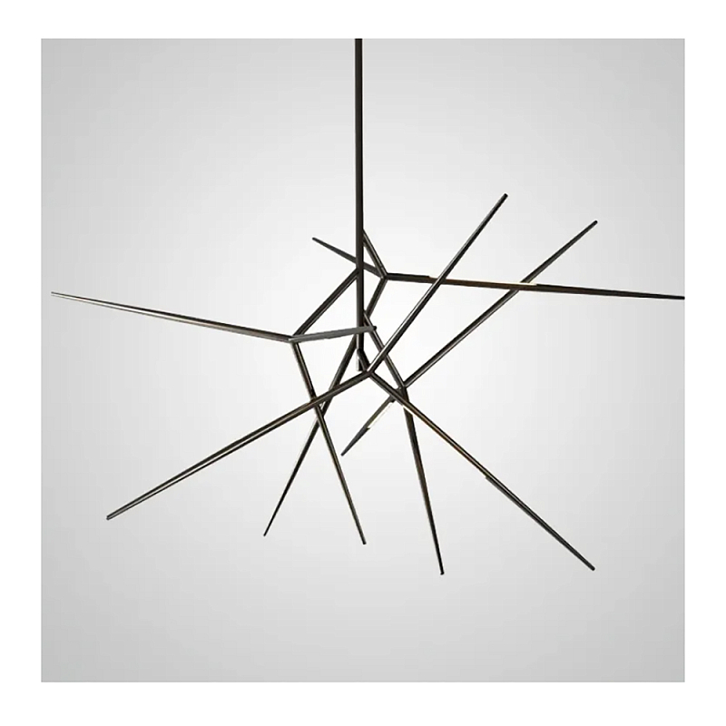 Люстра FLASK Black Глянцевый черный в Ростове-на-Дону | Loft Concept 