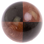Шар декоративный из натуральных камней Лемезит и Змеевик Черный Natural Stone Spheres варинант исполнения - 3 | Loft Concept в Ростове-на-Дону