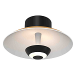 Бра с круглым белым плафоном и черной центральной деталью Natural Harmonie  варинант исполнения - 1 | Loft Concept в Ростове-на-Дону