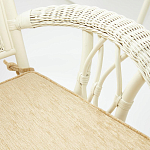 Комплект обеденный из ротанга Eloise grand white варинант исполнения - 7 | Loft Concept в Ростове-на-Дону