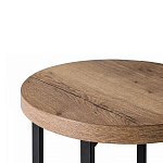 Стол журнальный круглый в стиле лофт Urban Style Space варинант исполнения - 2 | Loft Concept в Ростове-на-Дону