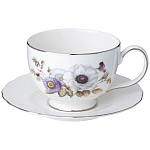 Чайный сервиз из фарфора с рисунком цветов на 6 персон 14 предметов Garden Whisper Porcelain Set  варинант исполнения - 2 | Loft Concept в Ростове-на-Дону