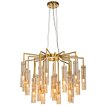 Люстра со стеклянными цилиндрическими плафонами Luminous Cylinders Amber варинант исполнения - 5 | Loft Concept в Ростове-на-Дону