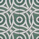 Дизайнерская плитка с узором Петли варинант исполнения - 1 | Loft Concept в Ростове-на-Дону