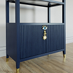 Стеллаж со стеклянными полками Elsa Dreams Blue варинант исполнения - 2 | Loft Concept в Ростове-на-Дону