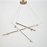 Светодиодная люстра Trumpet Tube Brass 107 варинант исполнения - 4 | Loft Concept в Ростове-на-Дону