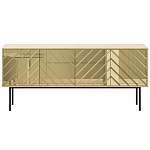 Длинная тумба с зеркальным декором Serena варинант исполнения - 2 | Loft Concept в Ростове-на-Дону