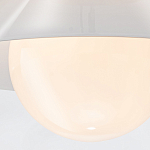 Потолочный светильник в форме конуса с белым шарообразным плафоном Quintiesse варинант исполнения - 3 | Loft Concept в Ростове-на-Дону