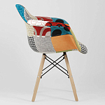 Стул с обивкой в стиле Patchwork варинант исполнения - 3 | Loft Concept в Ростове-на-Дону