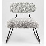 Кресло лаунж Kate букле серый варинант исполнения - 4 | Loft Concept в Ростове-на-Дону