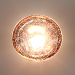 Бра с круглым плафоном из прозрачного стекла с пузырьками воздуха Effervia  варинант исполнения - 6 | Loft Concept в Ростове-на-Дону